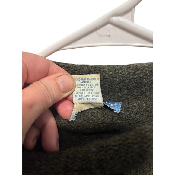 Deane & White 100% Lambswool Roll Neck Pullover Gray Sweater Women's size Large - Picture 5 of 9